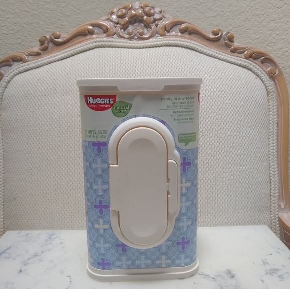 Huggies Baby Wipe Refillable Container Tub Box Discontinued *** EMPTY*** - Picture 1 of 11